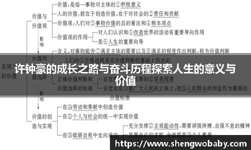 许钟豪的成长之路与奋斗历程探索人生的意义与价值